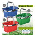 Foldable Shopping basket with Aluminum handle